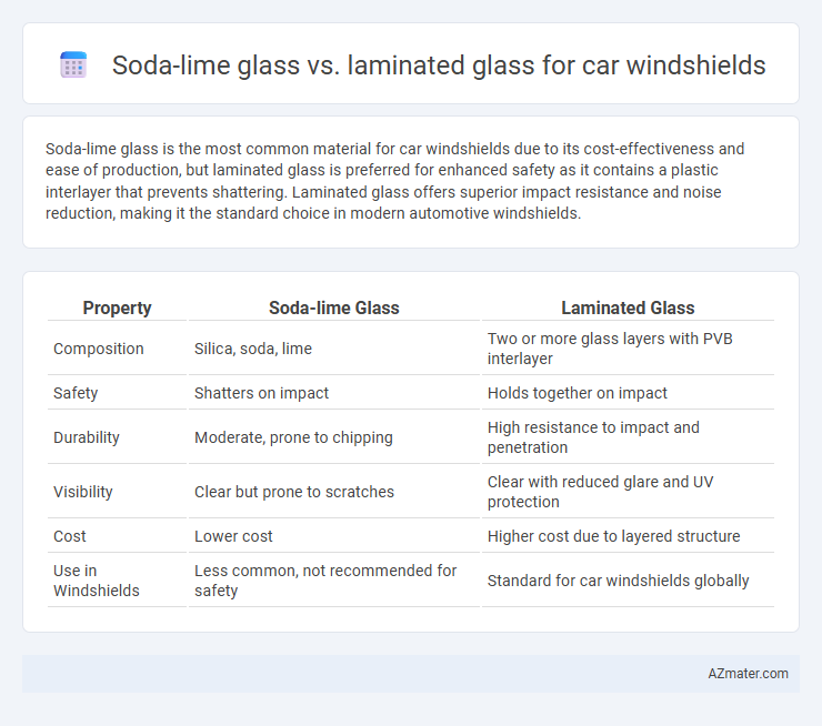 Soda-lime glass vs. laminated glass for car windshields - What is The Difference?