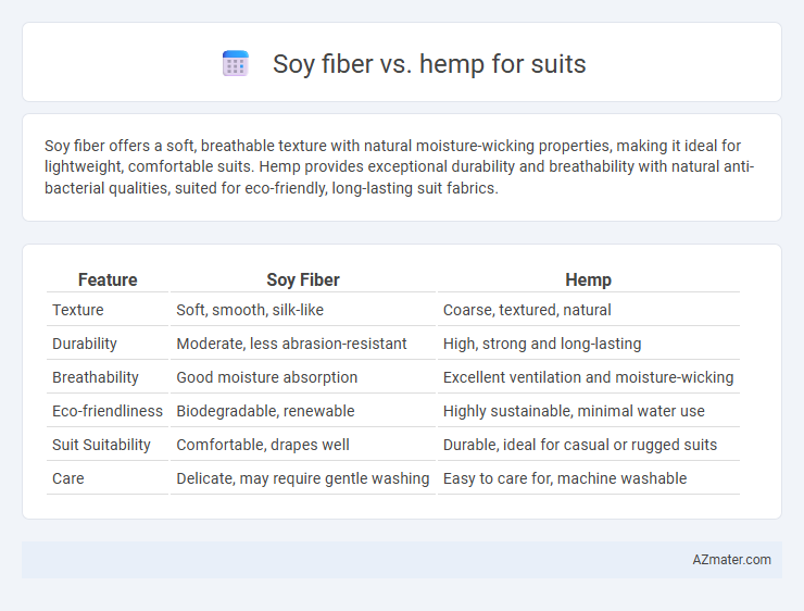 Soy fiber vs. hemp for suits - What is The Difference?