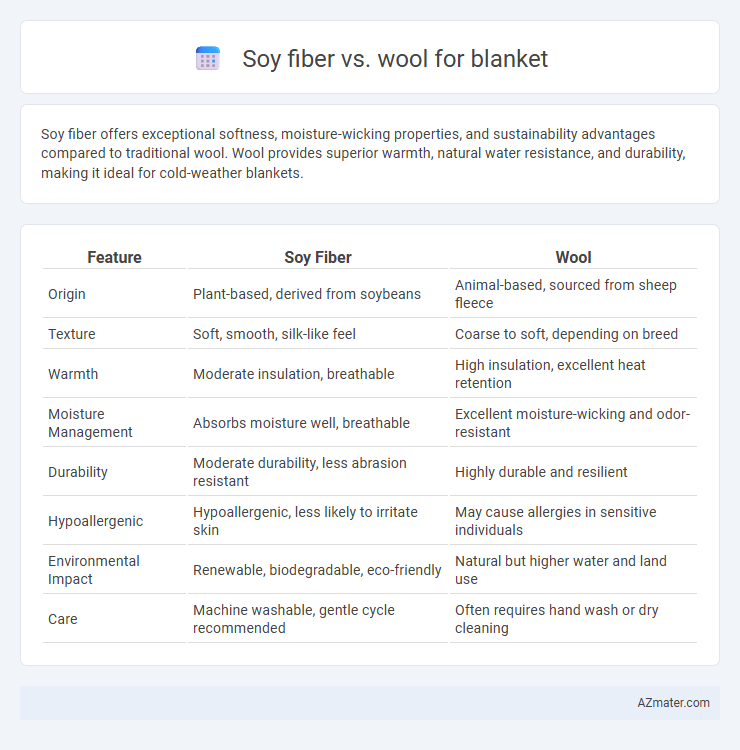 Soy fiber vs. wool for blanket - What is The Difference?