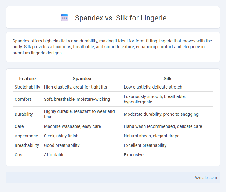 Spandex vs. Silk for Lingerie - What is The Difference?