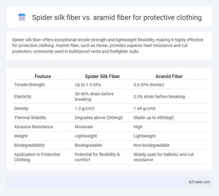 Spider silk fiber vs. aramid fiber for protective clothing - What is The Difference?