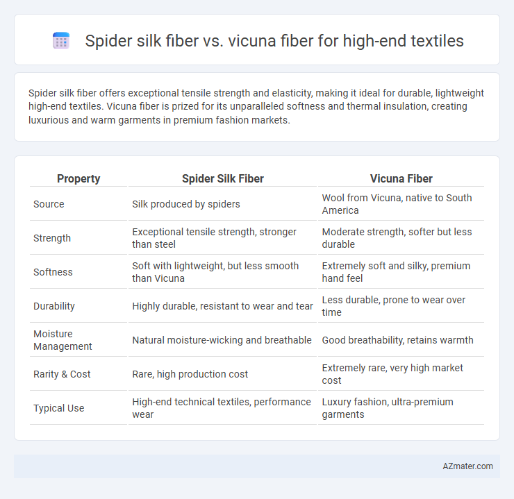 Spider silk fiber vs. vicuna fiber for high-end textiles - What is The Difference?
