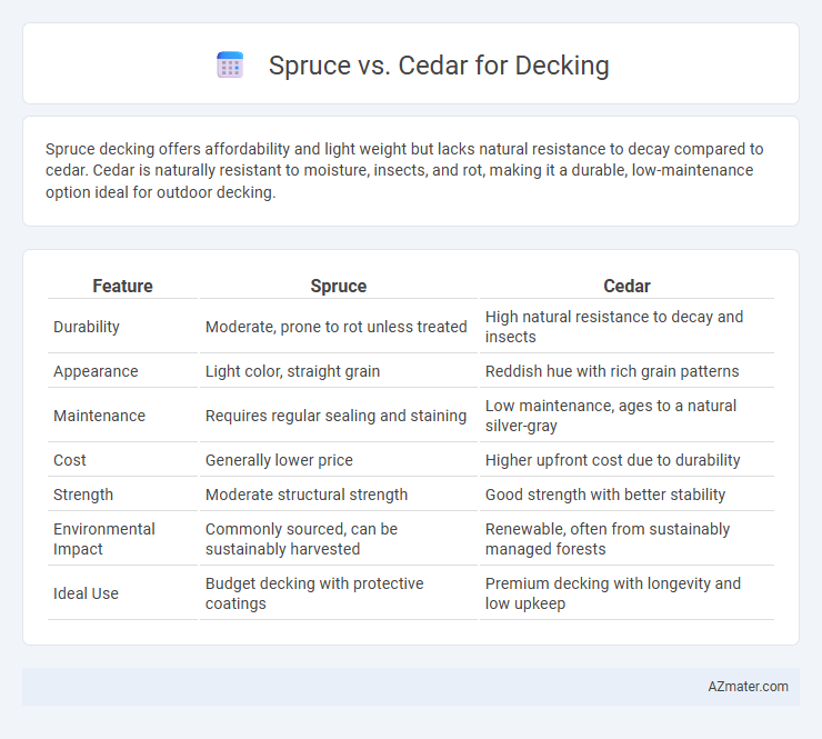 Spruce vs. Cedar for Decking - What is The Difference?