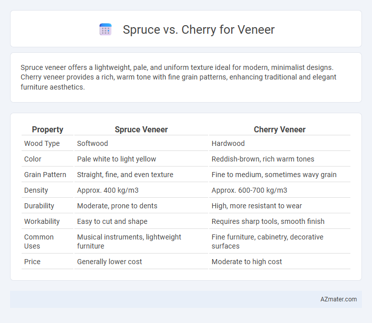 Spruce vs. Cherry for Veneer - What is The Difference?