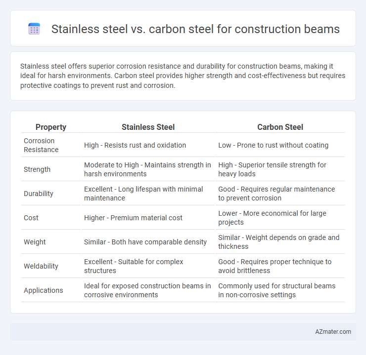 Stainless steel vs. carbon steel for construction beams - What is The Difference?