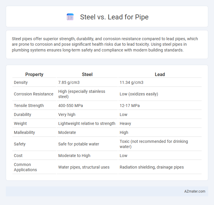 Steel vs. Lead for Pipe - What is The Difference?