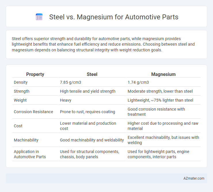 Steel vs. Magnesium for Automotive Parts - What is The Difference?