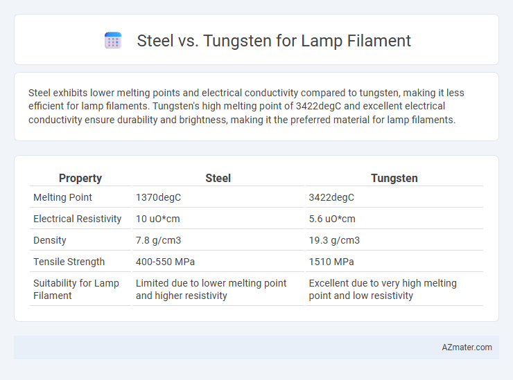 Steel vs. Tungsten for Lamp Filament - What is The Difference?