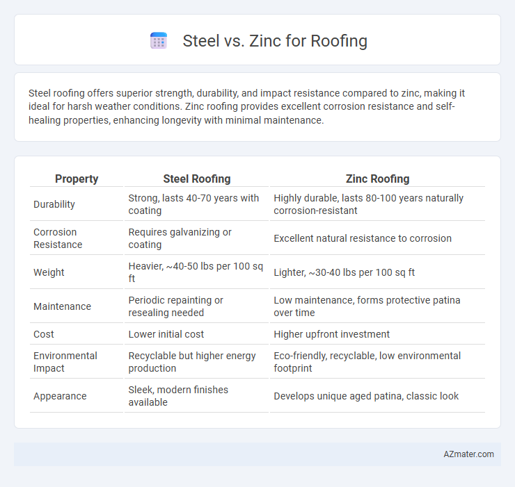 Steel vs. Zinc for Roofing - What is The Difference?