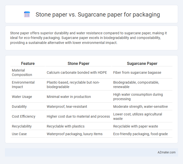 Stone paper vs. Sugarcane paper for packaging - What is The Difference?