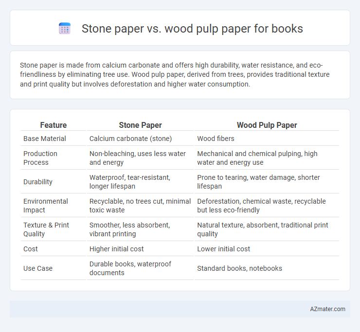 Stone paper vs. wood pulp paper for books - What is The Difference?