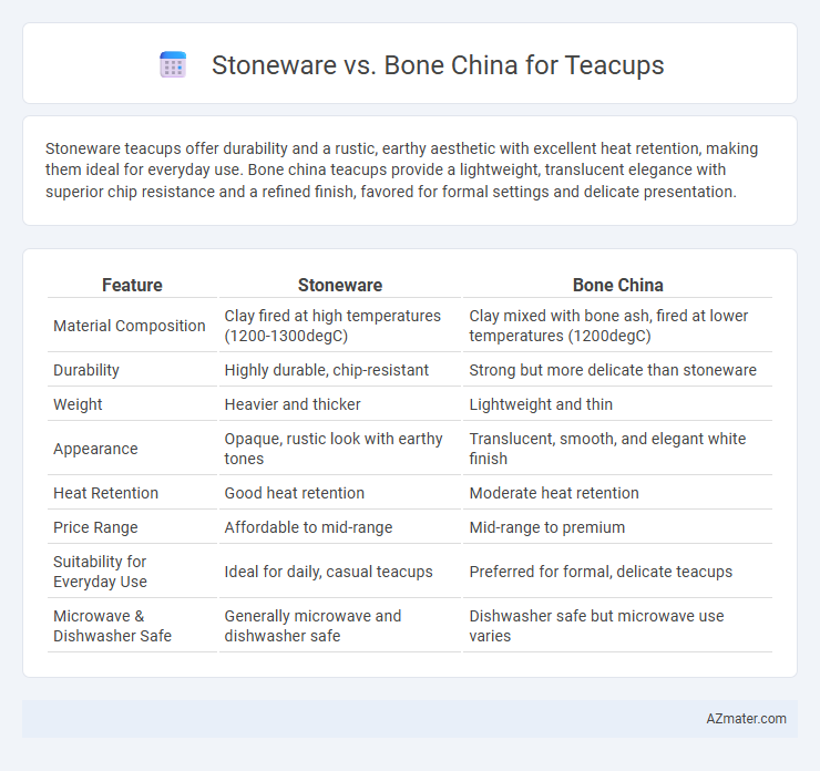 Stoneware vs. Bone China for Teacups - What is The Difference?