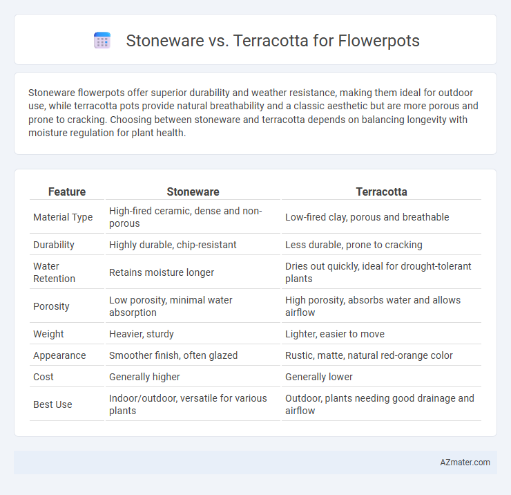 Stoneware vs. Terracotta for Flowerpots - What is The Difference?
