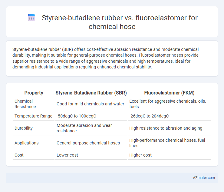 Styrene-butadiene rubber vs. fluoroelastomer for chemical hose - What is The Difference?