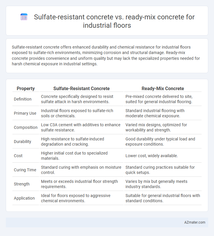 Sulfate-resistant concrete vs. ready-mix concrete for industrial floors - What is The Difference?