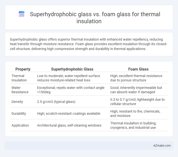 Superhydrophobic glass vs. foam glass for thermal insulation - What is The Difference?