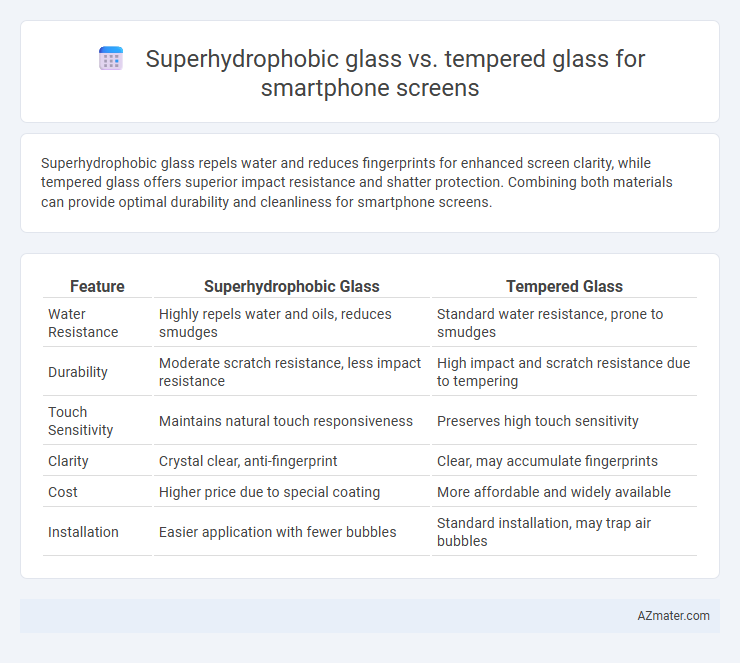 Superhydrophobic glass vs. tempered glass for smartphone screens - What is The Difference?