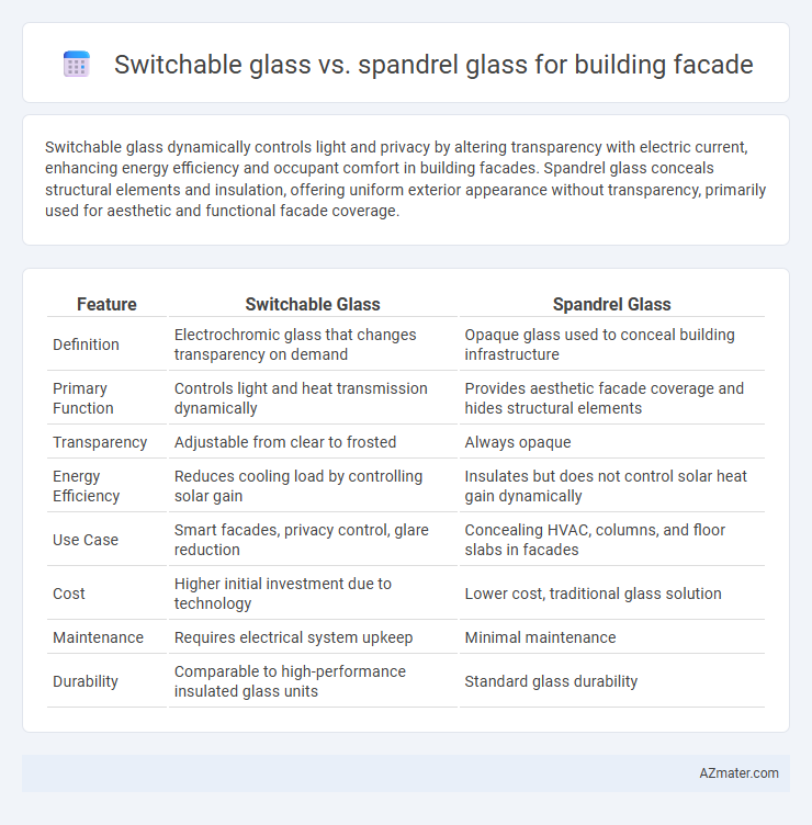 Switchable glass vs. spandrel glass for building facade - What is The Difference?