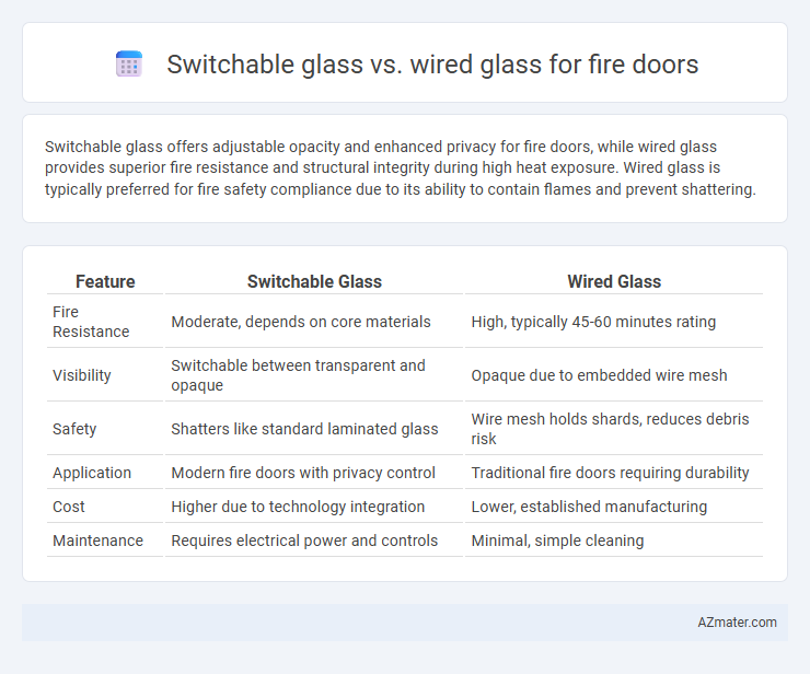 Switchable glass vs. wired glass for fire doors - What is The Difference?