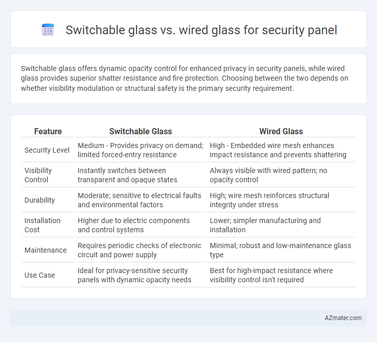 Switchable glass vs. wired glass for security panel - What is The Difference?