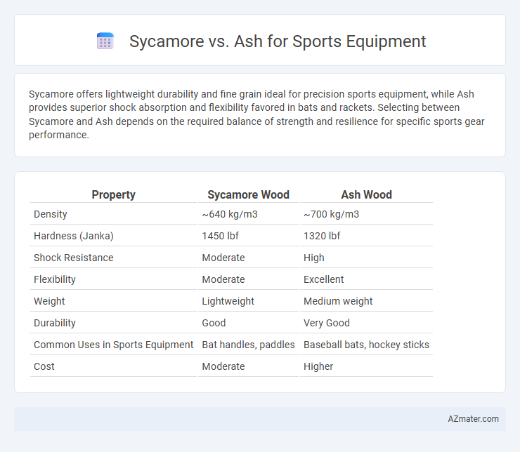 Sycamore vs. Ash for Sports Equipment - What is The Difference?