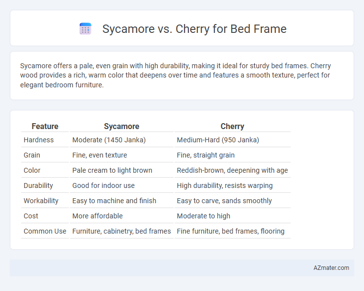 Sycamore vs. Cherry for Bed Frame - What is The Difference?