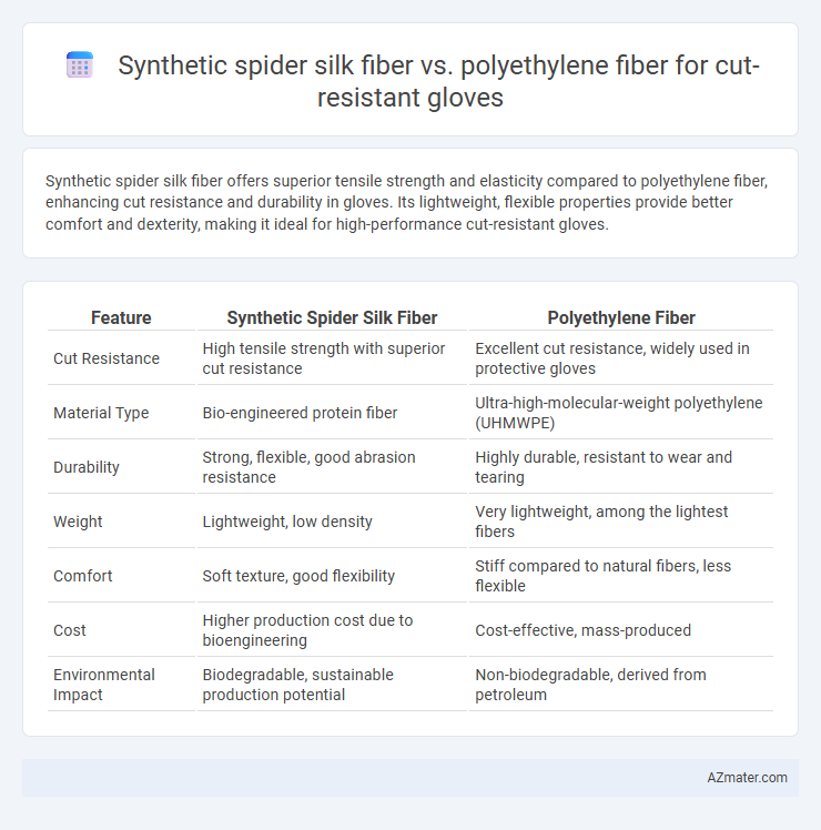 Synthetic spider silk fiber vs. polyethylene fiber for cut-resistant gloves - What is The Difference?