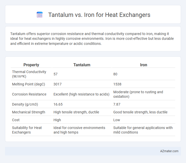 Tantalum vs. Iron for Heat Exchangers - What is The Difference?