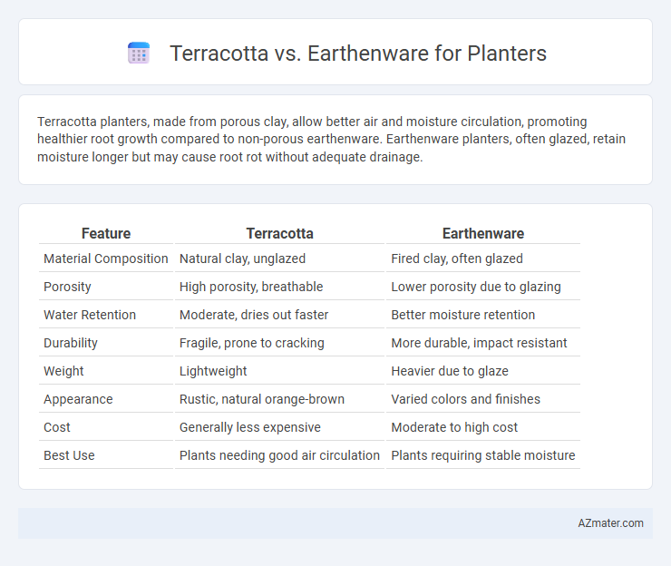 Terracotta vs. Earthenware for Planters - What is The Difference?