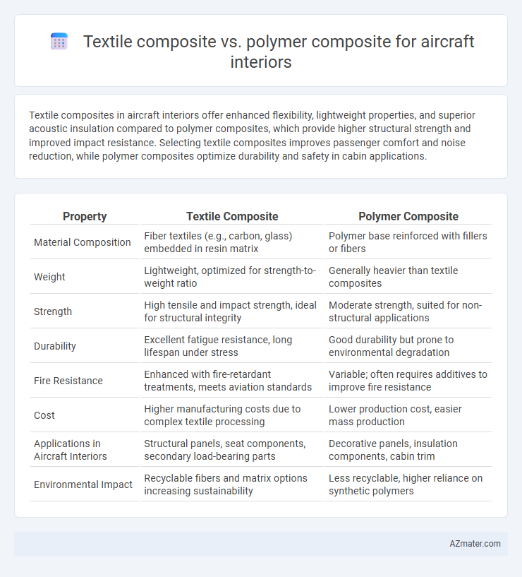 Textile composite vs. polymer composite for aircraft interiors - What is The Difference?