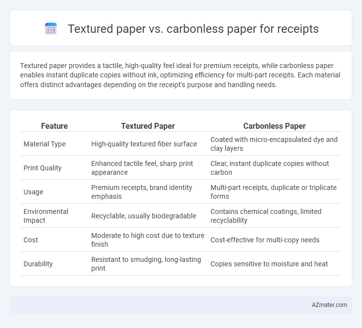 Textured paper vs. carbonless paper for receipts - What is The Difference?