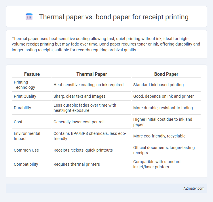 Thermal paper vs. bond paper for receipt printing - What is The Difference?