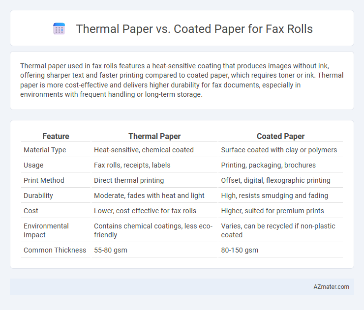 Thermal Paper vs. Coated Paper for Fax Rolls - What is The Difference?
