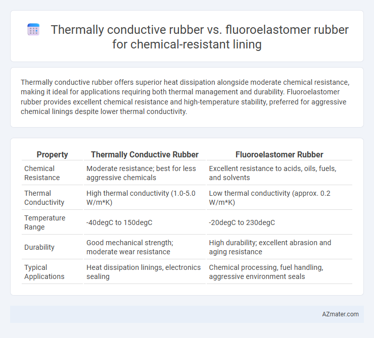 Thermally conductive rubber vs. fluoroelastomer rubber for chemical-resistant lining - What is The Difference?