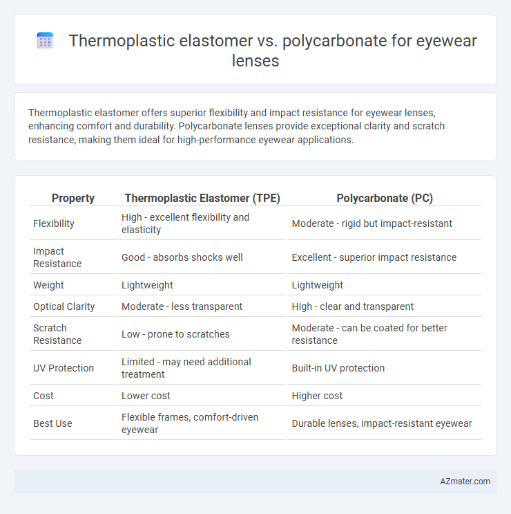 Thermoplastic elastomer vs. polycarbonate for eyewear lenses - What is The Difference?