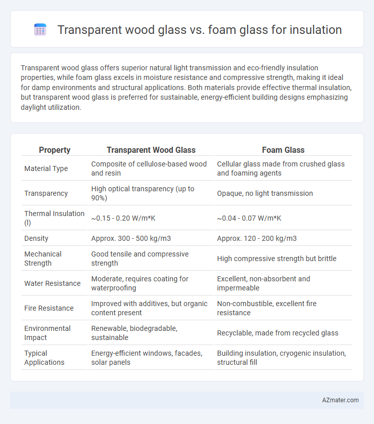 Transparent wood glass vs. foam glass for insulation - What is The Difference?