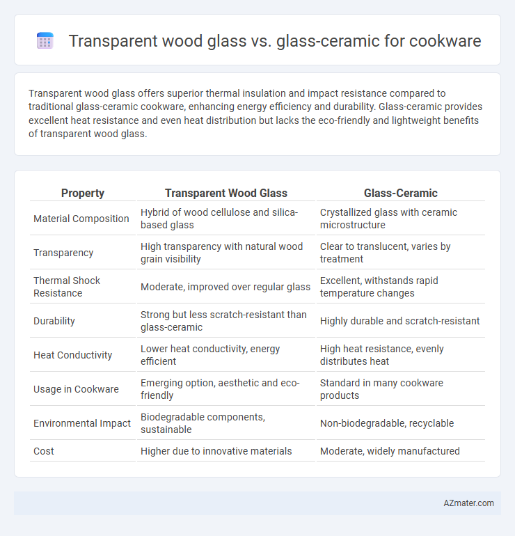 Transparent wood glass vs. glass-ceramic for cookware - What is The Difference?