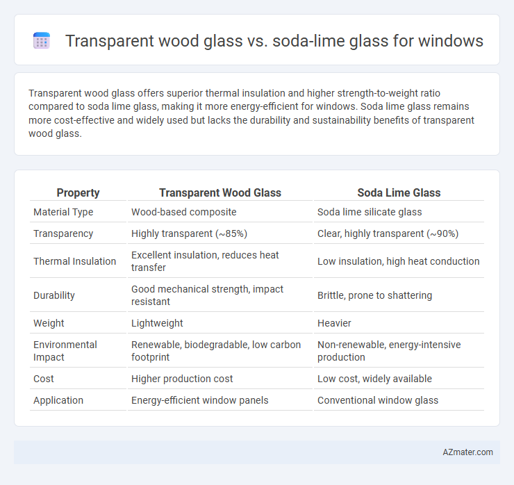 Transparent wood glass vs. soda-lime glass for windows - What is The Difference?