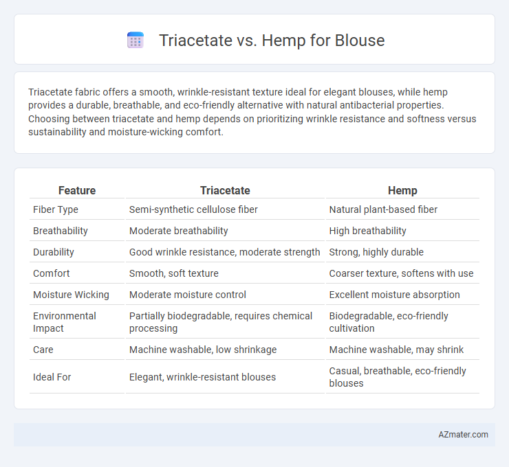Triacetate vs. Hemp for Blouse - What is The Difference?