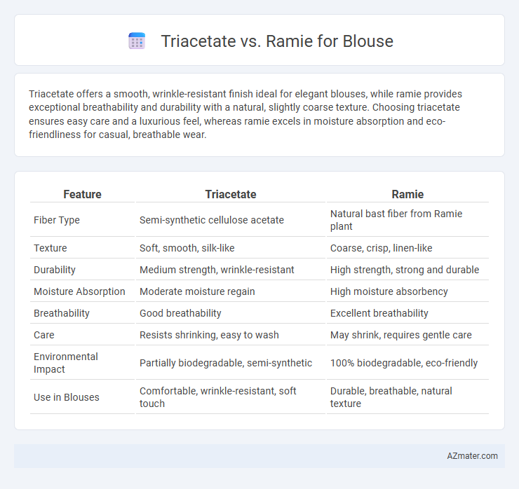 Triacetate vs. Ramie for Blouse - What is The Difference?