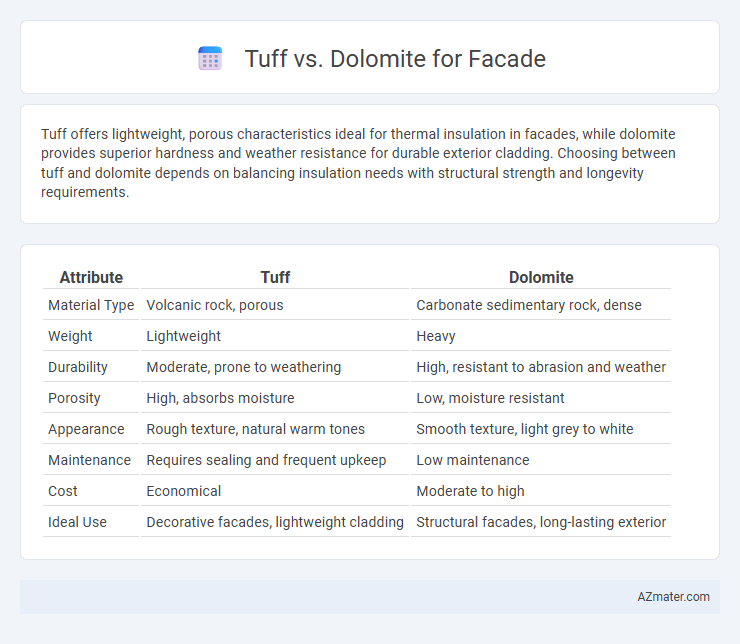 Tuff vs. Dolomite for Facade - What is The Difference?
