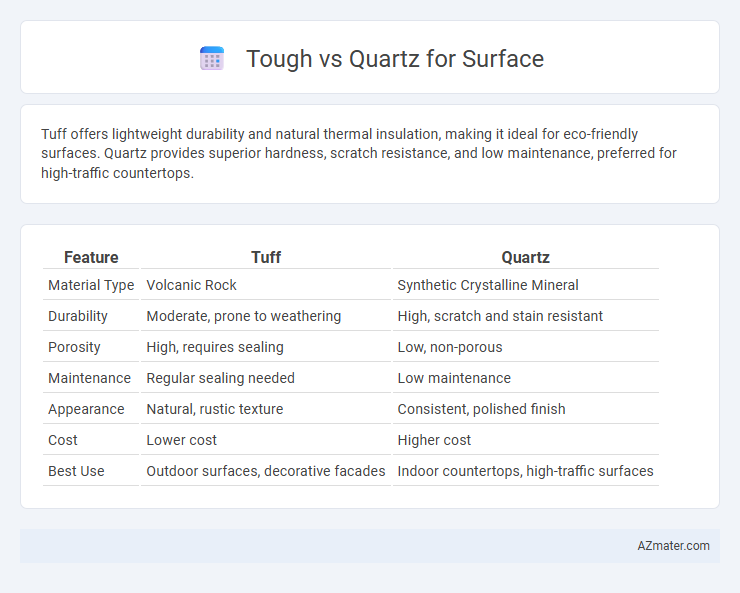 Tough vs Quartz for Surface - What is The Difference?