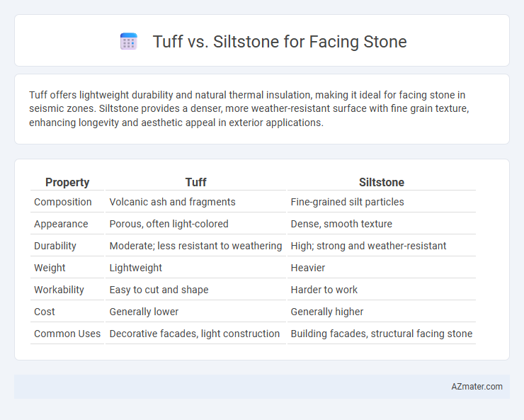 Tuff vs. Siltstone for Facing Stone - What is The Difference?