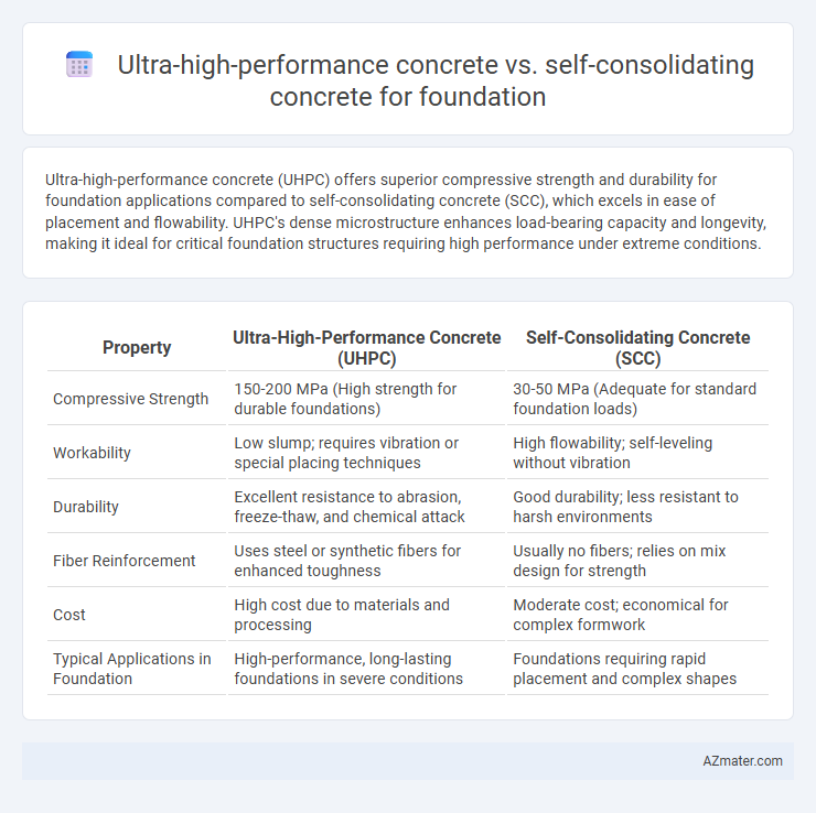 Ultra-high-performance concrete vs. self-consolidating concrete for foundation - What is The Difference?