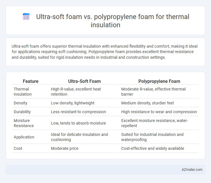Ultra-soft foam vs. polypropylene foam for thermal insulation - What is The Difference?