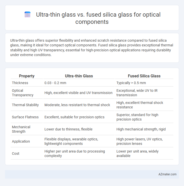 Ultra-thin glass vs. fused silica glass for optical components - What is The Difference?