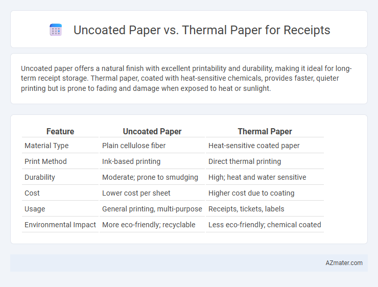 Uncoated Paper vs. Thermal Paper for Receipts - What is The Difference?