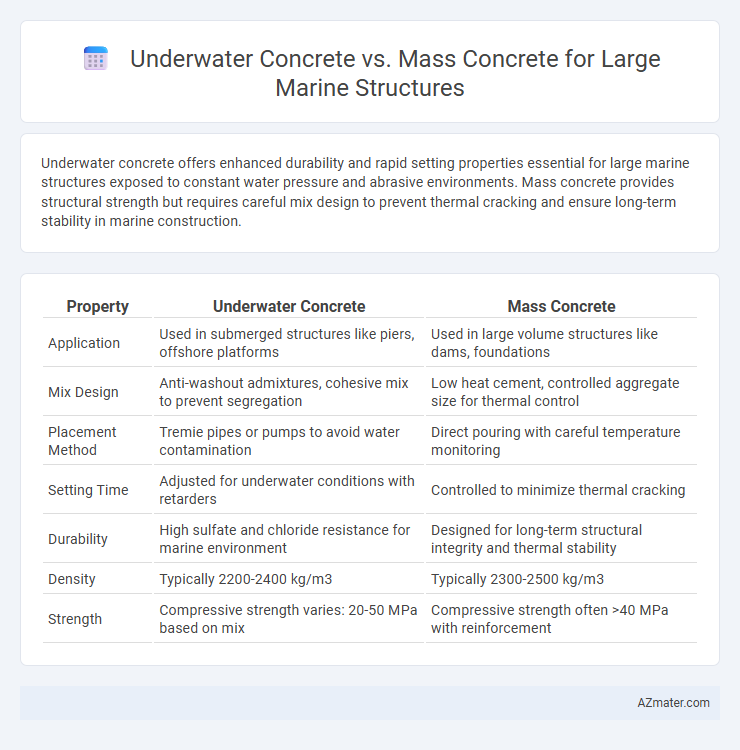Underwater Concrete vs. Mass Concrete for Large Marine Structures - What is The Difference?