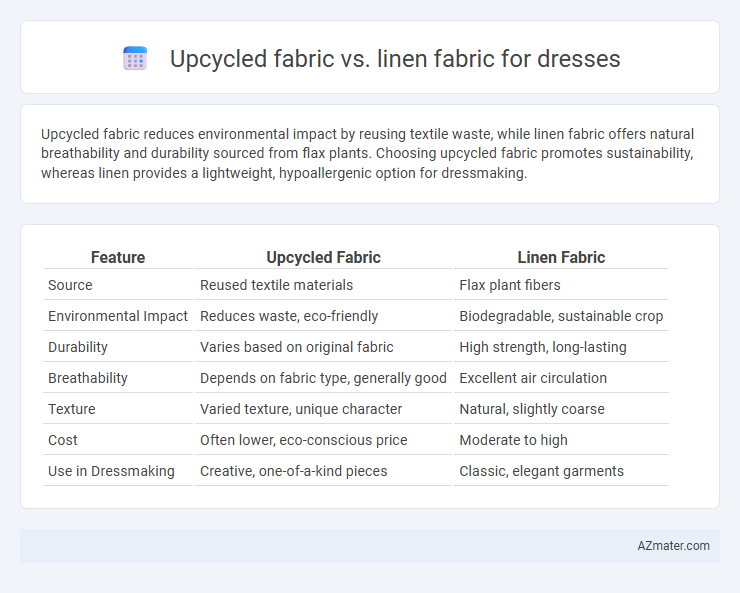 Upcycled fabric vs. linen fabric for dresses - What is The Difference?