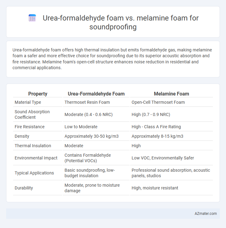 Urea-formaldehyde foam vs. melamine foam for soundproofing - What is The Difference?